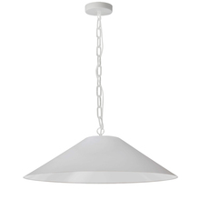 Dainolite PSY-L-MW-790 - 1 Light Incandescent Pendant, Matte White with White Shade